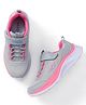 Skechers Velcro Closure Solid Elite Sports Shoes - Grey