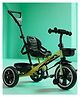 Little Olive Little Glide Tricycle with Parent Push Handle, Safety Seat & Storage Basket - Green