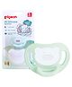 Pigeon All Silicone Soother Lightweight BPA Free Soother for Newborns & Infants - Blue