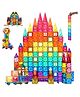 GELTILES Kid Premium 150 PCS (Riveted) Building Blocks Toy Colorful Magnetic Tiles Constructing And Creative Learning Open-Ended Educational Toys With Storage Box - Multicolor