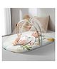 StarAndDaisy 3 in 1 Baby Mosquito net for Sleeping Newborn, Mosquito net for Baby Soft and Comfortable Bed With Safari Print - White