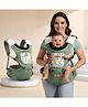 StarAndDaisy 4 in 1 Adjustable Baby Carrier With Hip Seat, 4 Carry Positions - Green