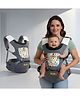 StarAndDaisy 4 in 1 Adjustable Baby Carrier With Hip Seat & 4 Carry Positions - Grey