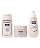 Familio Skin Care Combo Set for Kids, Body Wash 200 ml, Body Lotion 100 ml, Hydration Cream 50 g, with Honey, Shea Butter, Coconut Oil, Berry Extracts