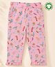 bontots Organic Cotton Knit Birds Printed Pajama - Pink