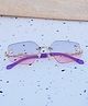 DukieKooky Cartoon Designed UV Protected Geometric Sunglasses - Purple