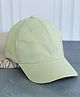 Dukiekooky Cotton Solid Baseball Cap - Light Green - Circumference - 51 Cms