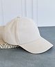 Dukiekooky Solid Baseball Cap - Cream - Circumference 51 Cms