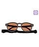 Dooky UV400 Protection & Polarized Solid Round Sunglasses With Detachable Strap - Aruba Brown