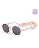Dooky Fiji Baby Sunglasses with UV400 Polarized Lenses, Adjustable Strap & Flexible Frame for Babies & Toddlers - Pink