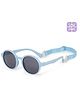 Dooky UV400 Protection & Polarized Solid Round Sunglasses With Detachable Strap - Fiji Blue