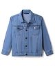 Pine Kids Cotton Woven Full Sleeves Denim Jacket - Light Blue