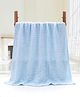 Teri Beri Baby Muslin Cotton Baby Bath Towel Extra Soft Super Absorbent Towels for Infants, New Born Babies and Toddlers (0-3 Years) Blue