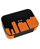 Munchie Magic Stainless Steel Kids Snack Box /Lunch Box-Little Builders - Construction theme Snack Box