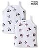 Babyhug Disney Single Jersey Knit Sleeveless Slips With Minnie Mouse Graphics Pack of 2 - White