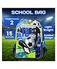 Elecart 16 Inches Football Design School Backpack for Kids | Durable Lightweight School Bag with Multiple Compartments | Ergonomic Padded Shoulder Straps | Spacious Book Bag
