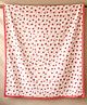 Honor Your Home Premium 100% Muslin Cotton Lightweight Cool Blanket Strawberry Print- Red