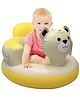 ARCADE TOYS Baby Support Sofa Seat Toddler | Toddler Inflatable Seat | Kids Support Sofa |Cute Bear Baby Back Support Sofa | Babies 6 Months Baby Floor Seats Children Sitting Up Chair - MULTICOLOUR