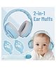 ARCADE TOYS 2 in 1 Noise Cancellation Ear Muffs for Kids|Infant Ear Protector for Babies with 3 Adjustable Lengths & 25db Noise  Baby Sleeping with Silicone Strap - Colour & design may vary