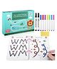ARCADE TOYS Magic Practice Reusable Pen Control Workbook for Kids Practice Drawing Book Lines Shapes Pattern use for School, Collage Practice Copy Book for Kids Number Tracing Book (1 pcs) Multicolour