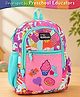 Intelliskills 13.5 Inches Munch Mania Backpack for Kids |Premium Quality School Bag |9.96 L| Multicoloured | Lightweight, Durable Water-Resistant Fabric & Smooth Zippers | Ideal For Gifting