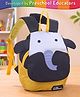 Intelliskills 11.2 Inches Friendly Elephant Backpack for Kids | Premium Quality School Bag Multicoloured | Lightweight, Durable Water-Resistant Fabric & Smooth Zippers | For Gifting