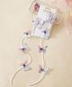 Babyhug Free Size Bow & Butterfly Clips - Purple