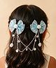 Babyhug Free Size Bow & Butterfly Clip - Blue
