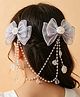 Babyhug Free Size Bow & Butterfly Clip - Purple