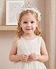 Pine Kids Hair Bands with Tiara applique Free Size - Light Yellow