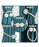WENS 2 Pcs Pearl Decorative Magnetic Curtain Tiebacks Curtain Holder