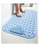 WENS Non-Slip Shower Mat with Suction Cups and Drain Holes, Shower Mat with Massage Cushion, Large Shower Mat for Shower