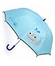 CHAATEWALA Whale Designed Striped Umbrella - Blue