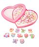 FunBlast DIY Ring Set with Heart Shaped Box, Fancy Finger Rings for Kids Girls - 36 Pcs