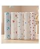 GRASPING FINGERS Soft Breathable 100% Muslin Cotton Baby Multipurpose Swaddle Set of 5