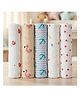 GRASPING FINGERS Soft Breathable 100% Muslin Cotton Baby Multipurpose Swaddle Set of 5