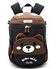 SCHOOLISH Height 11 Inches Cute Bubu Bear Design Large Capacity Backpack Bag for PreSchool Boys Girls Kid- PACK OF 1- COLOR MAY VARY