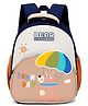 SCHOOLISH Height 12.5 Inches Sunnday Bear Kids Backpack With Adjustable Straps Premium Design Bag for school, college, picnic, travel & outdoor foldable bag.- PACK OF 1- COLOR MAY VARY