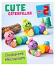 Fiddlerz Wind Up Toy for Babies Key Operated Crawling Animal Toy Fun Interactive Mechanical Toy for Kids Boys and Girls - Pack of 2 (Random Color)