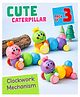 Fiddlerz Wind Up Toy for Babies Key Operated Crawling Animal Toy Fun Interactive Mechanical Toy for Kids Boys and Girls - Pack of 3 (Random Color)