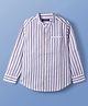 Pine Kids Cotton Woven Striped Shirt & T-Shirt - Multicolor
