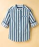 Pine Kids Cotton Woven Full Sleeves Striped Shirt - Multicolor