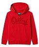 OshKosh B'gosh Cotton Knit Hoodie Zip-Up Red 9-10 Years