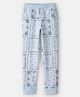 OshKosh B'gosh Cotton Woven Ankle Length Floral Printed Joggers Pant - Light Blue