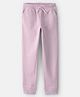 OshKosh B'gosh Cotton Woven Ankle Length Solid Joggers Pant - Purple