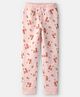 OshKosh B'gosh Cotton Woven Ankle Length Floral Printed Joggers Pant - Pink