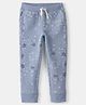 OshKosh B'gosh Cotton Woven Ankle Length Floral Printed Joggers Pant - Blue