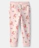 OshKosh B'gosh Cotton Woven Ankle Length Floral Printed Joggers Pant - Pink