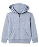 OshKosh B'gosh Cotton Knit Hoodie Full Sleeves Blue 3-4 Years