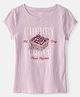 OshKosh B'gosh Cotton Woven Half Sleeves Cherry Printed T-Shirt - Purple